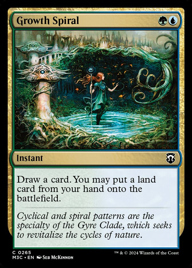 Growth Spiral card front