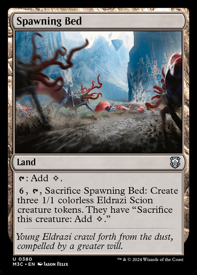 Spawning Bed card front