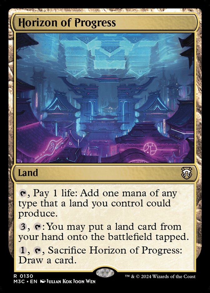 Horizon of Progress card front