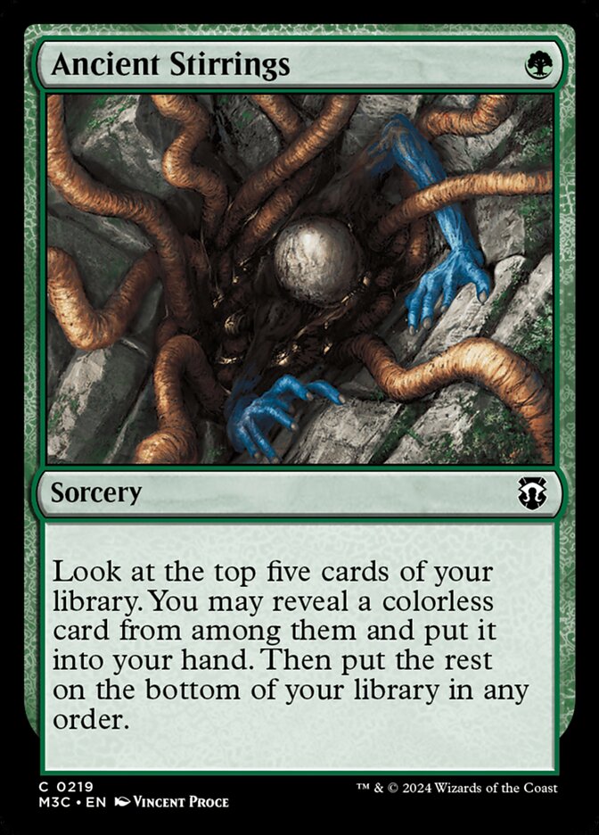 Ancient Stirrings card front