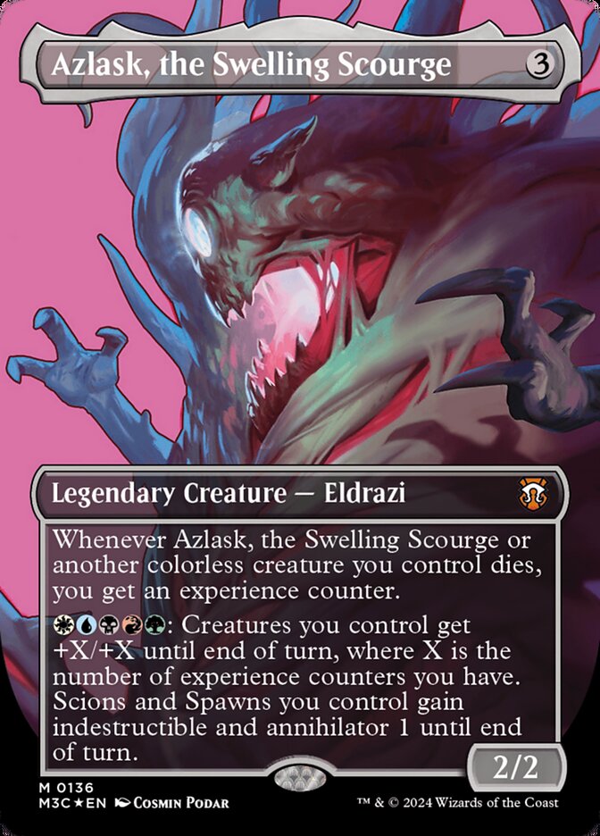 Azlask, the Swelling Scourge card front