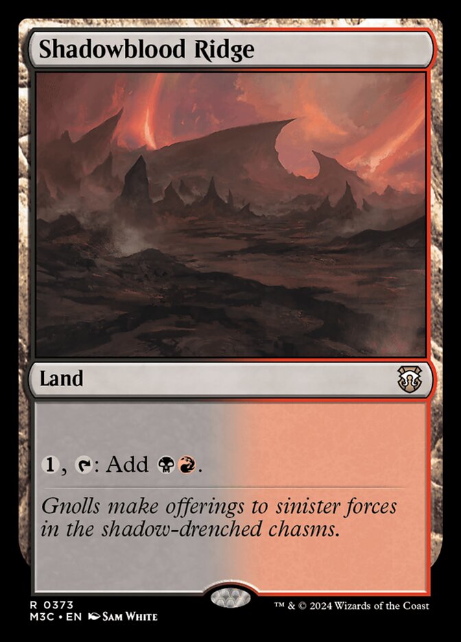 Shadowblood Ridge card front