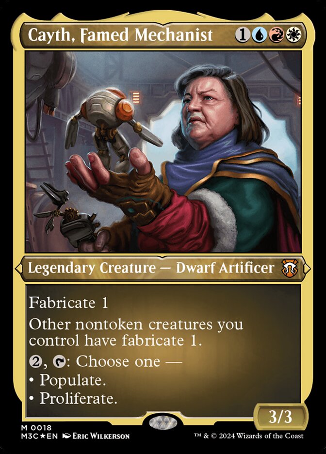Cayth, Famed Mechanist card front