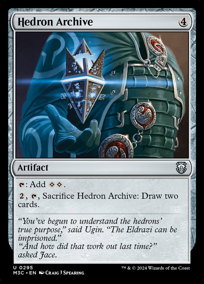 Hedron Archive card front