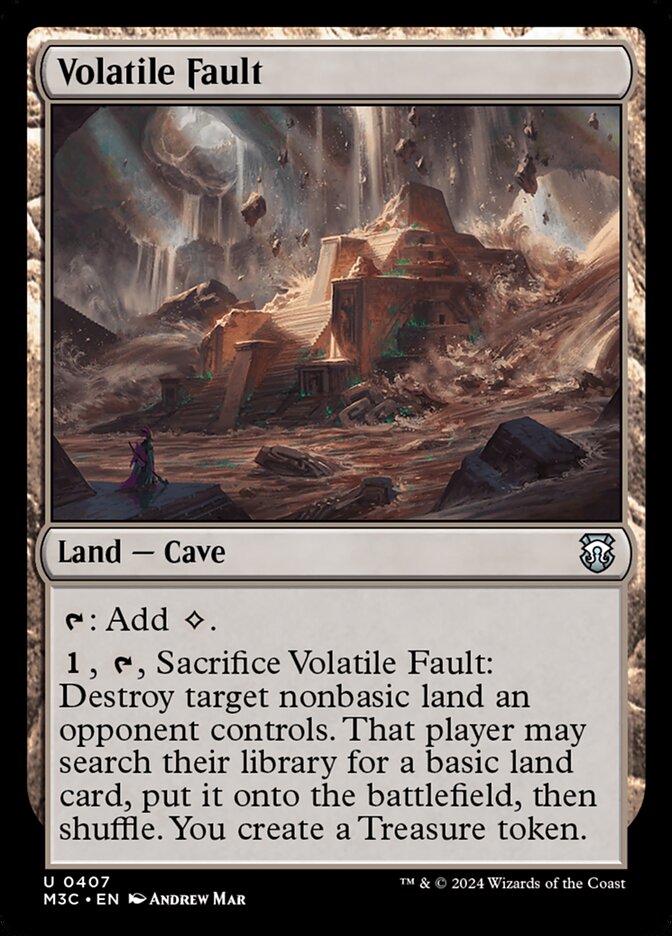 Volatile Fault card front