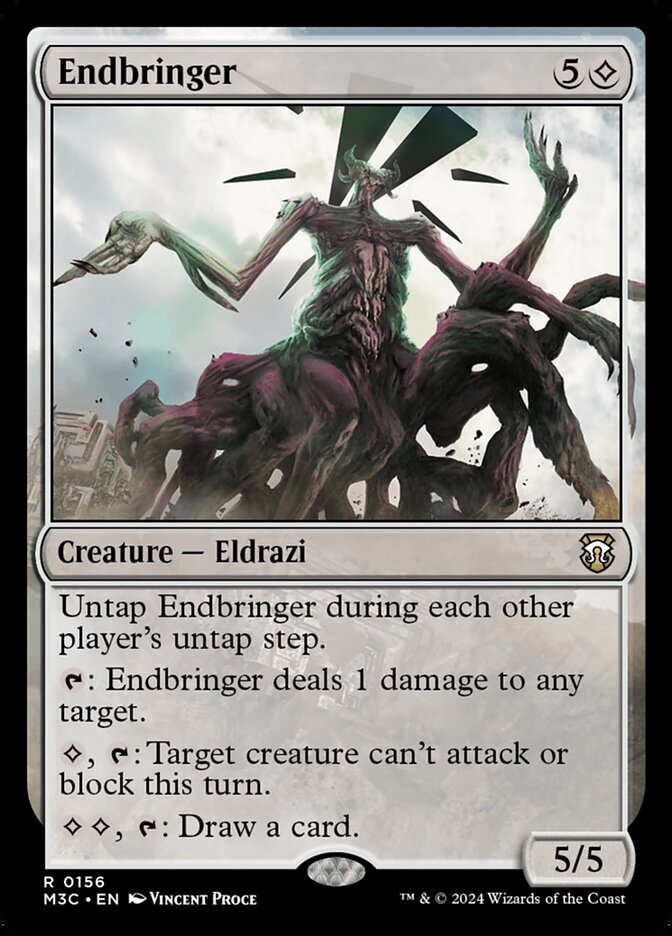Endbringer card front