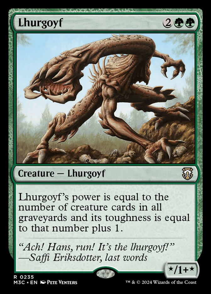 Lhurgoyf card front
