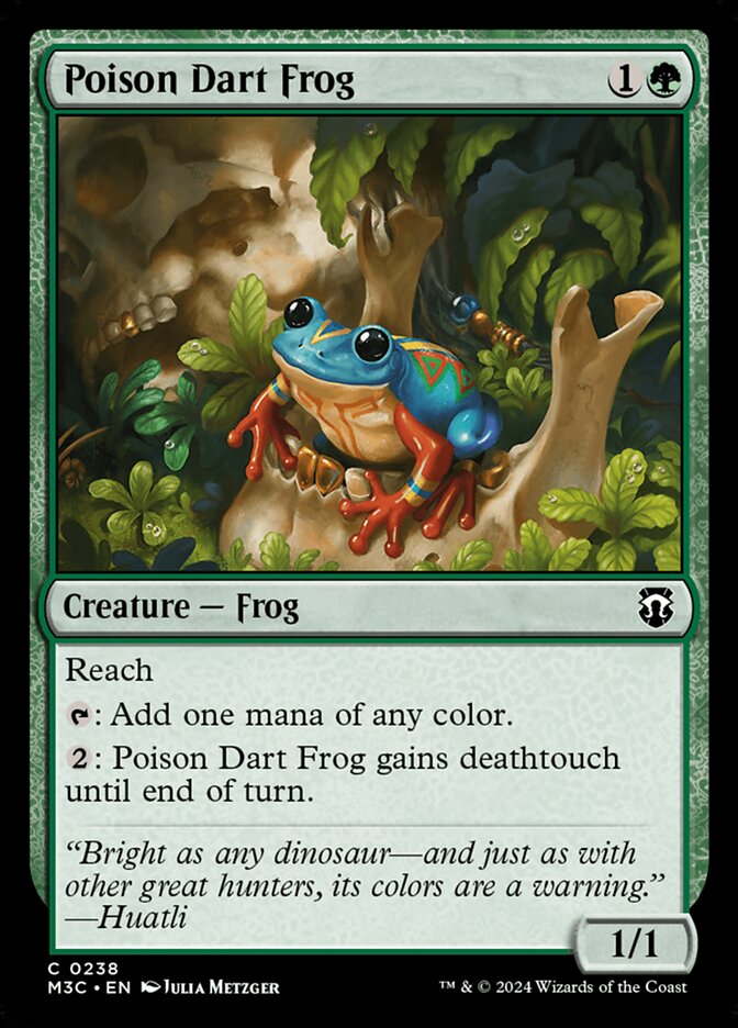 Poison Dart Frog card front