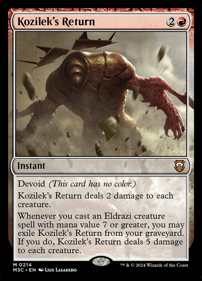 Kozilek's Return card front