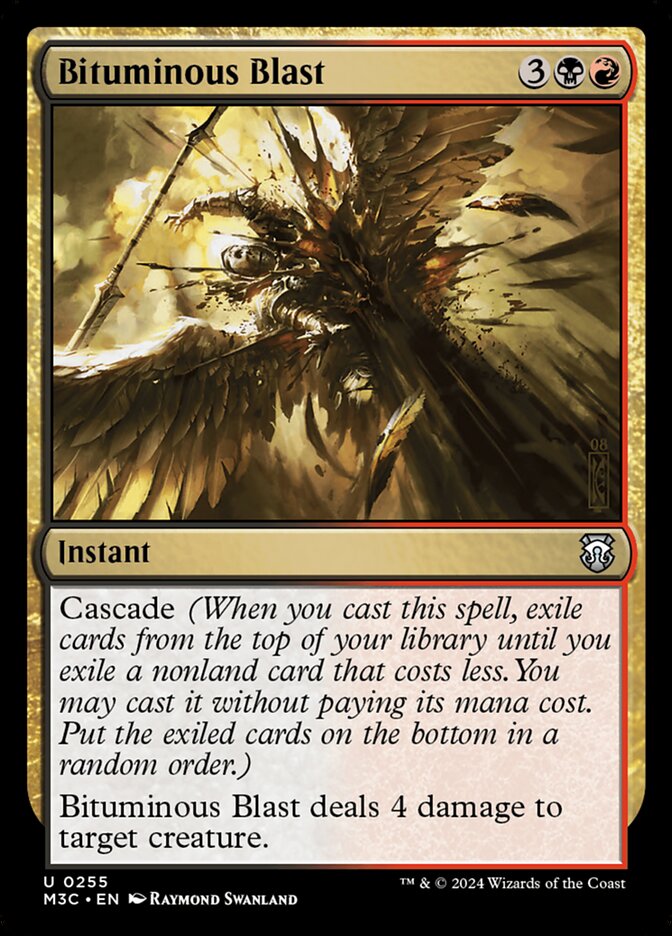 Bituminous Blast card front