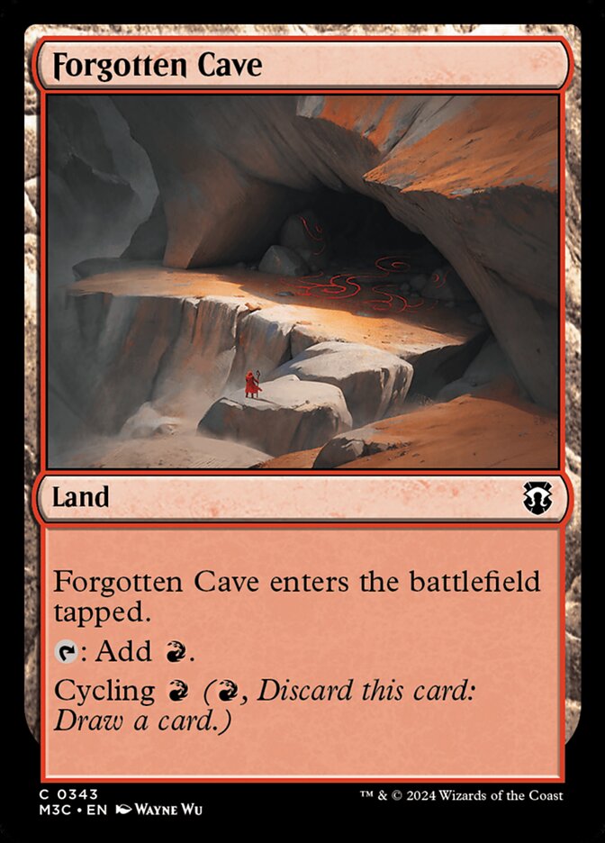 Forgotten Cave card front
