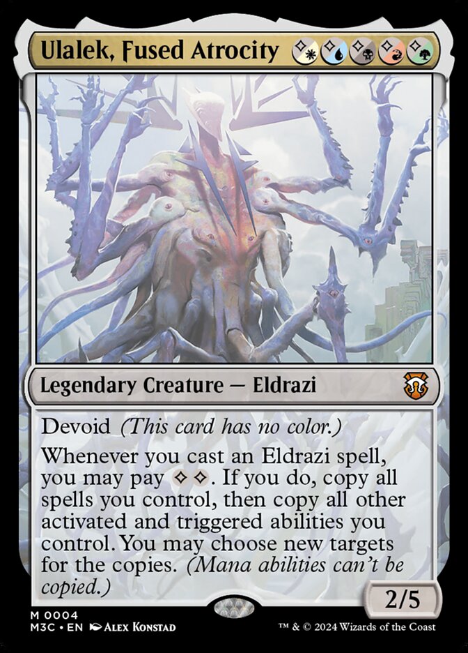 Ulalek, Fused Atrocity card front