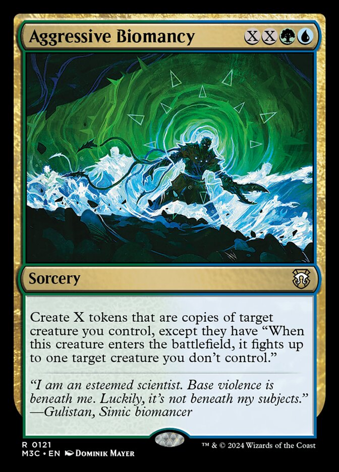 Aggressive Biomancy card front