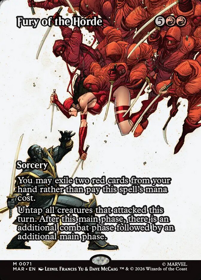 Fury of the Horde card front