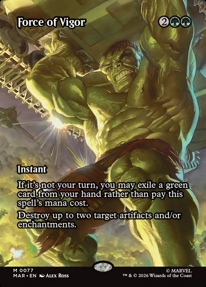 Force of Vigor card front