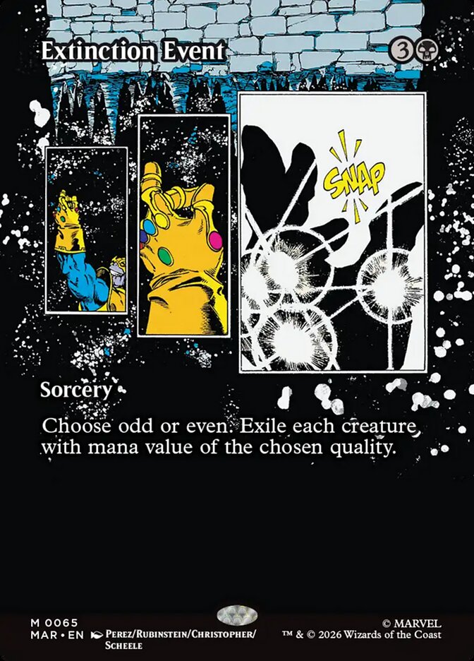 Extinction Event card front