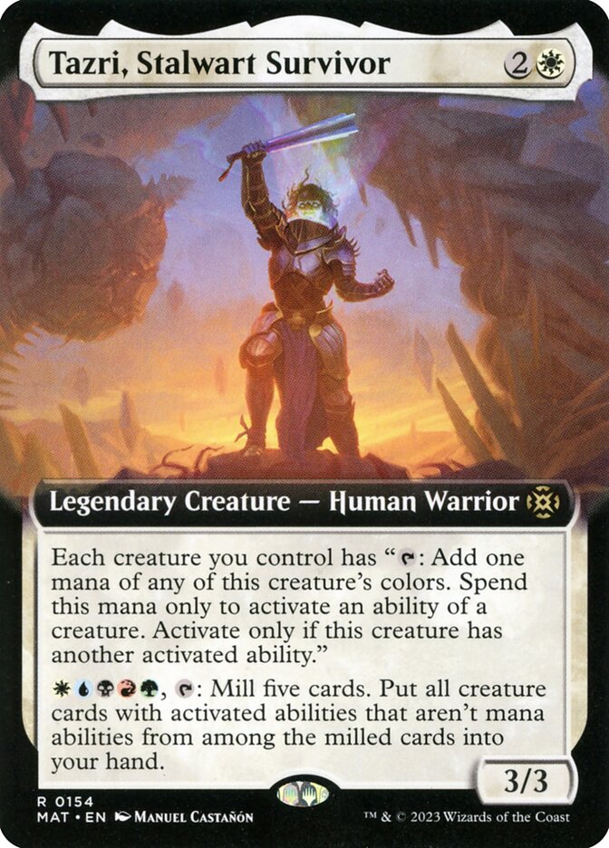 Tazri, Stalwart Survivor card front