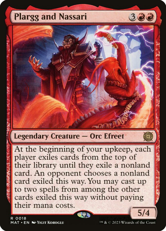 Plargg and Nassari card front