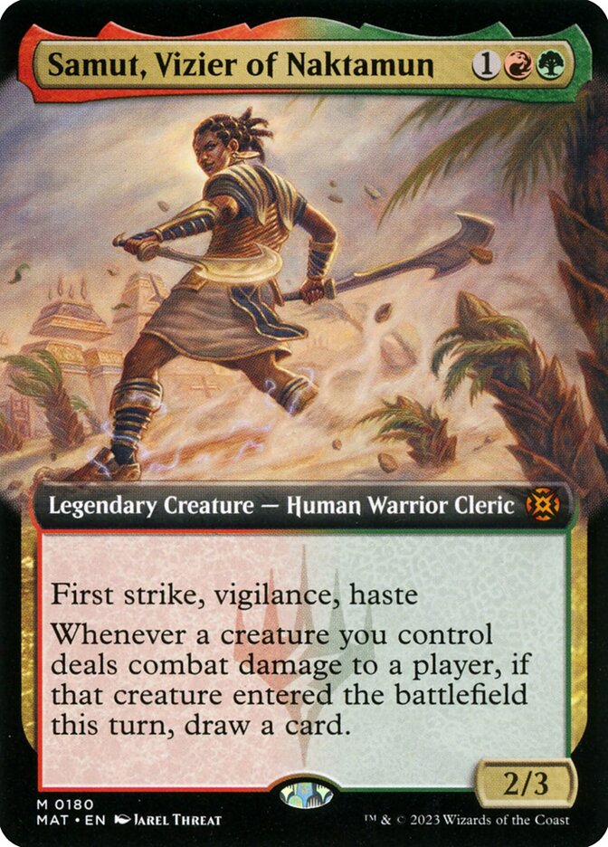 Samut, Vizier of Naktamun card front
