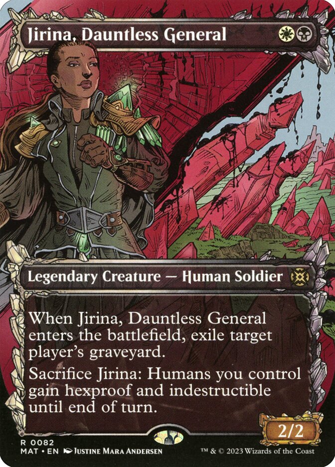 Jirina, Dauntless General card front
