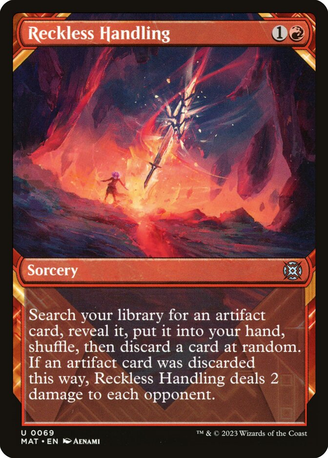 Reckless Handling card front