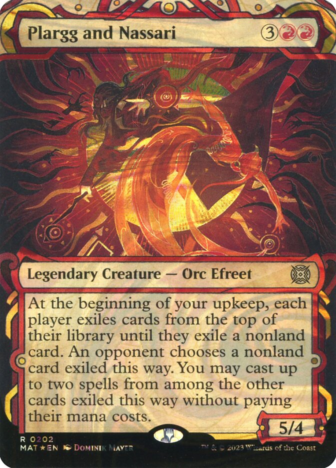 Plargg and Nassari card front