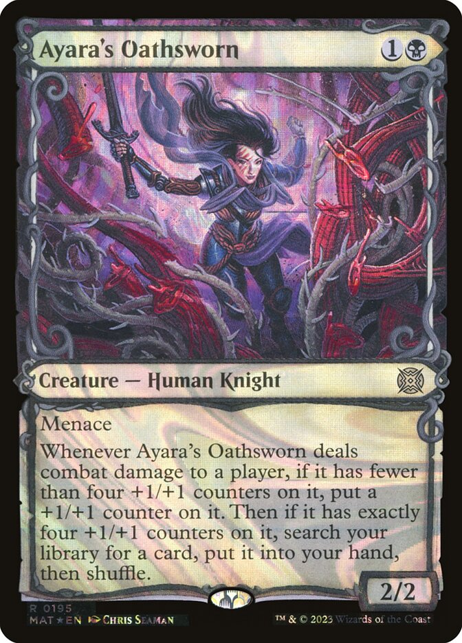 Ayara's Oathsworn card front