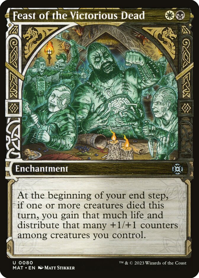 Feast of the Victorious Dead card front
