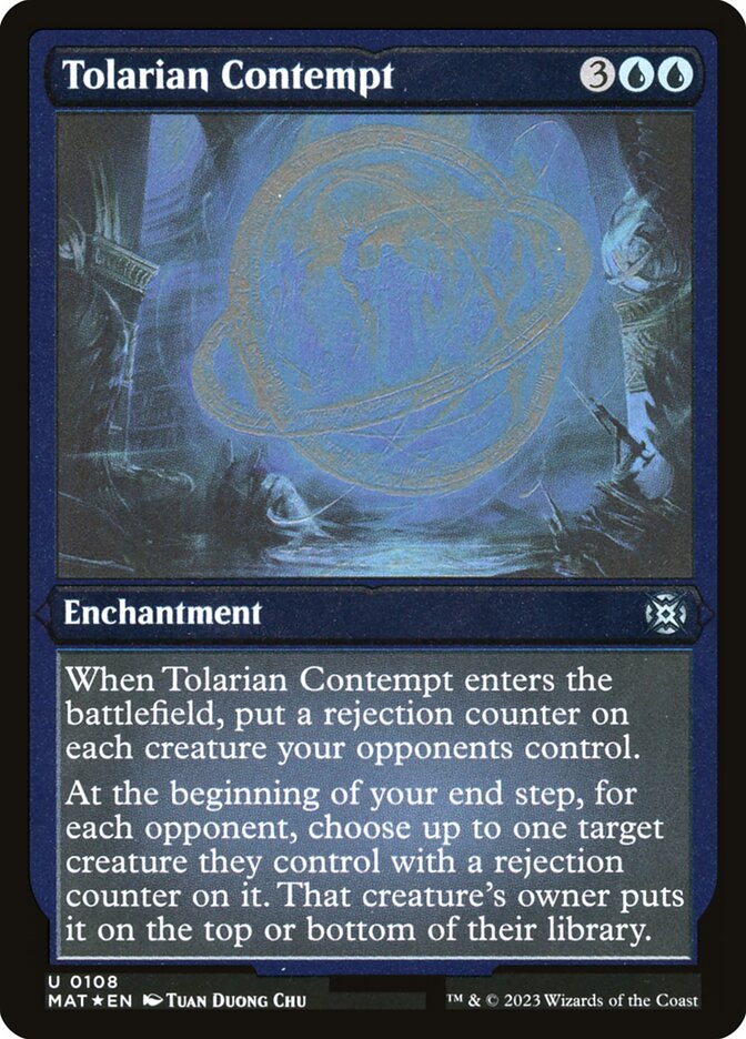 Tolarian Contempt card front