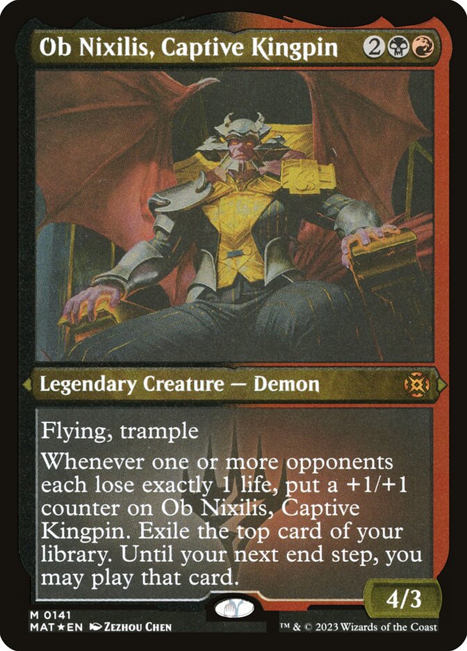 Ob Nixilis, Captive Kingpin card front