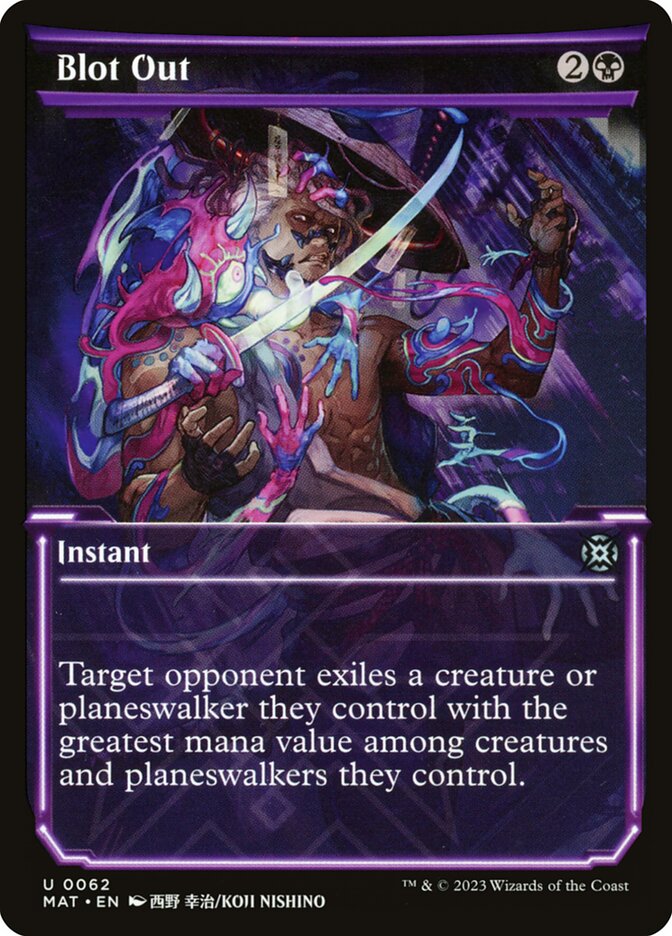 Blot Out card front