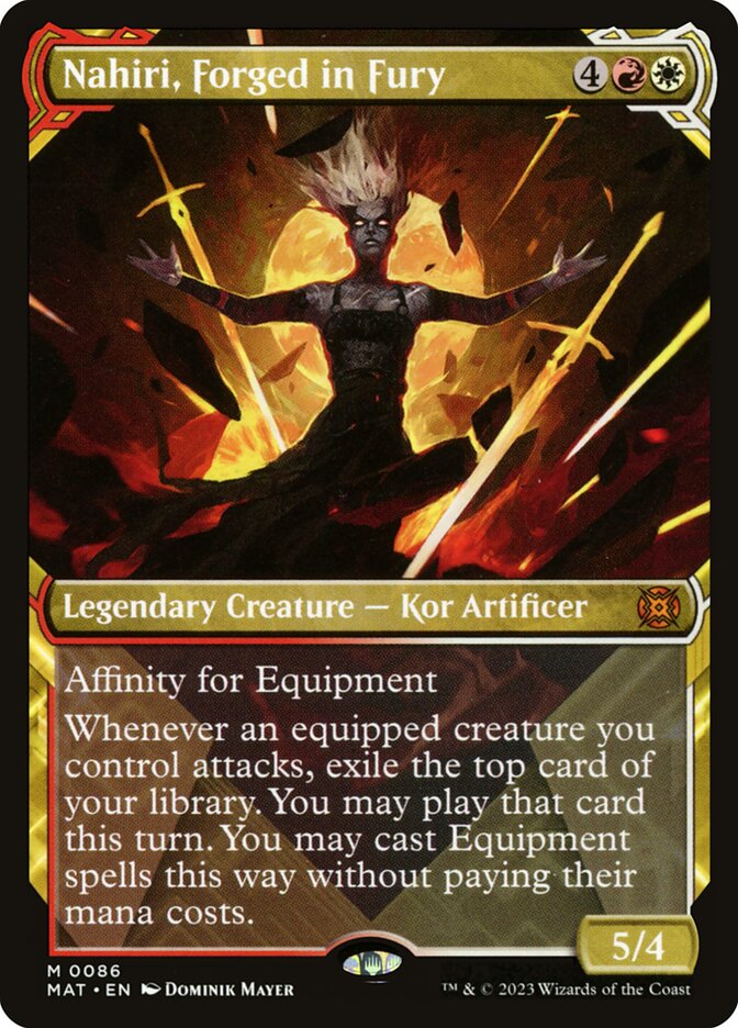 Nahiri, Forged in Fury card front