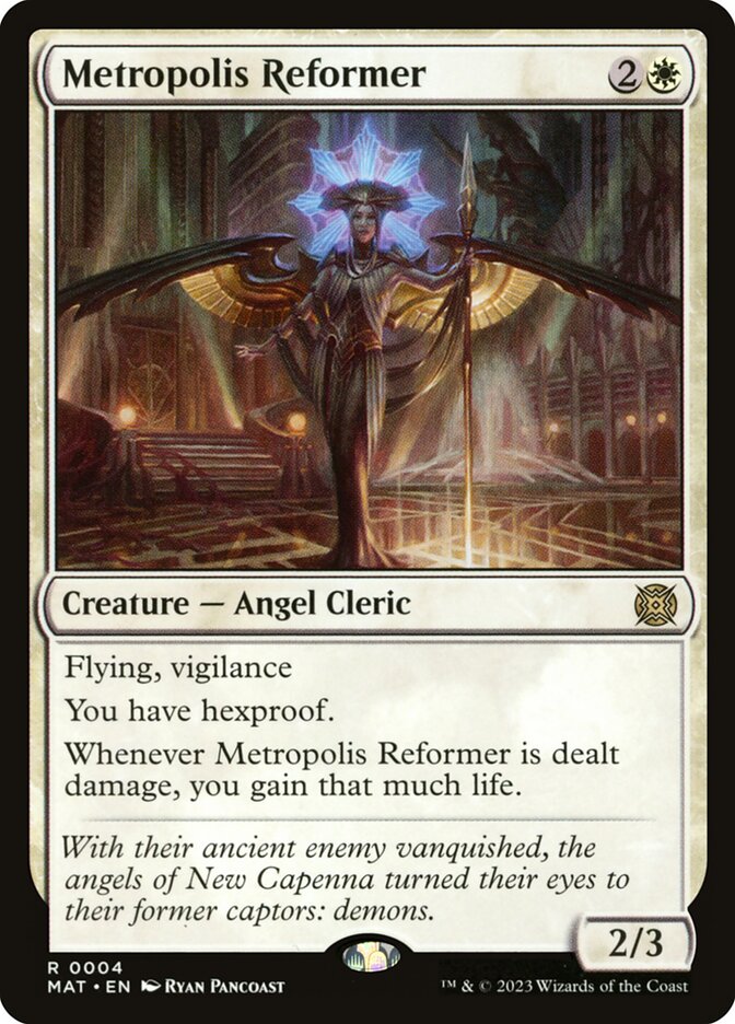 Metropolis Reformer card front