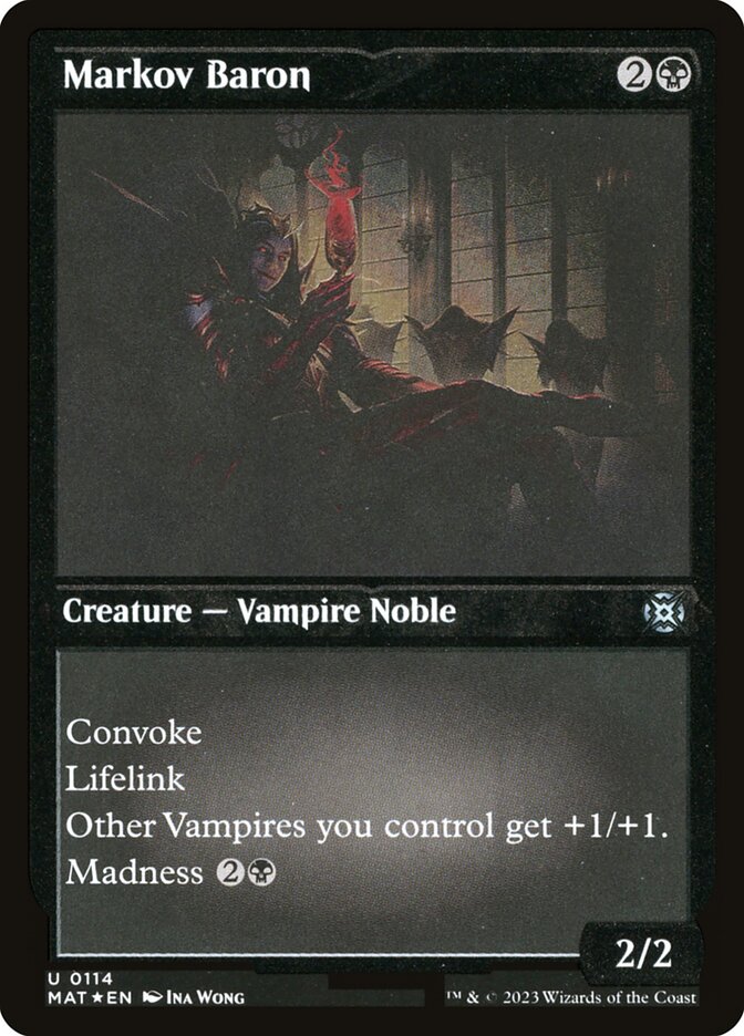 Markov Baron card front