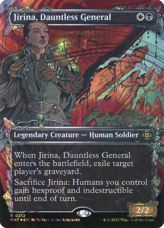 Jirina, Dauntless General card front