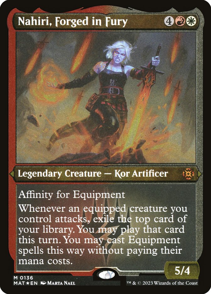Nahiri, Forged in Fury card front