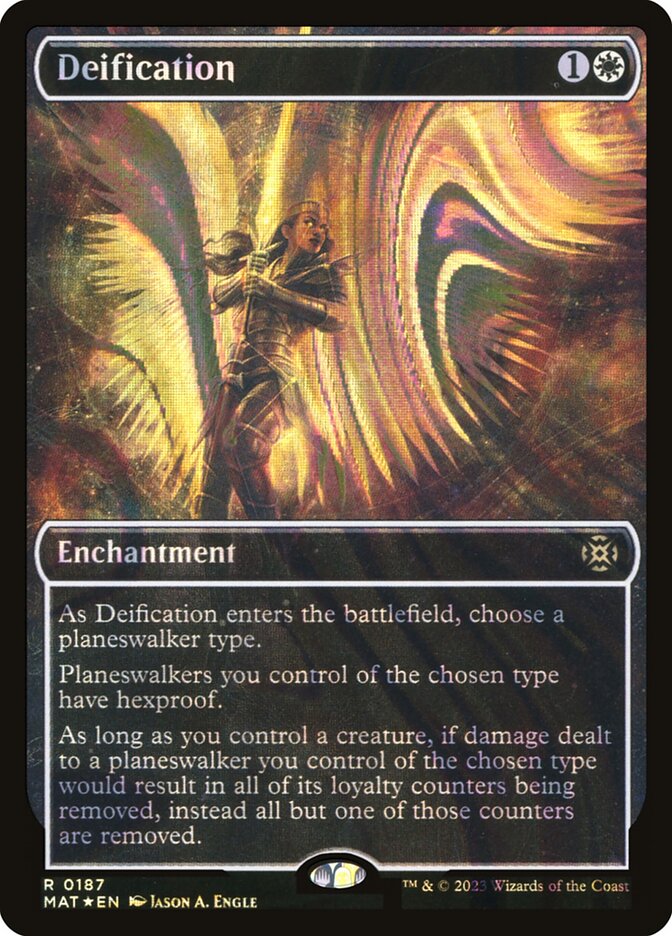 Deification card front