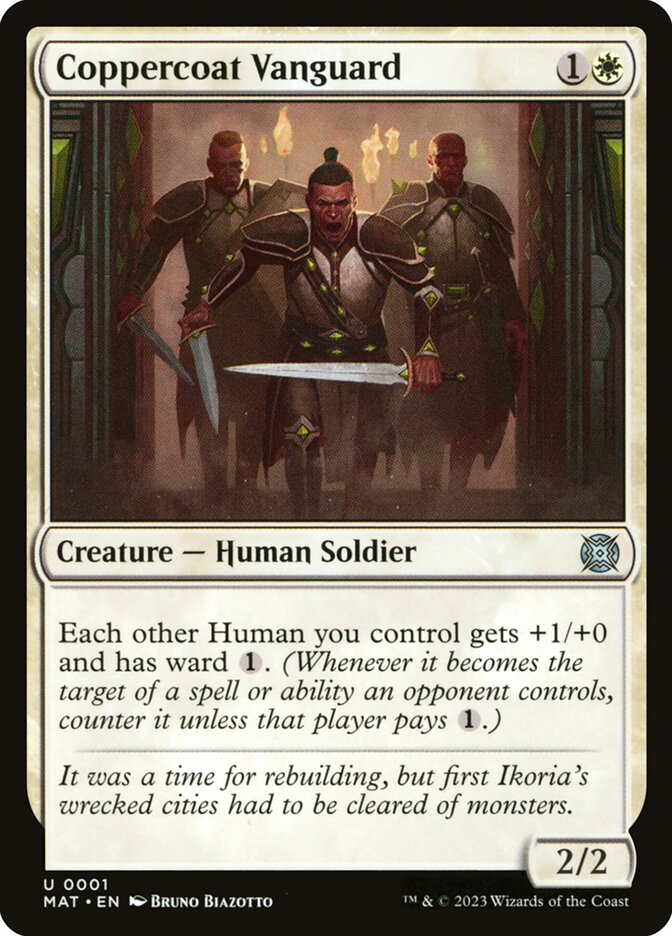 Coppercoat Vanguard card front