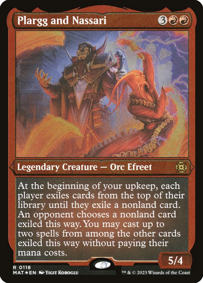 Plargg and Nassari card front