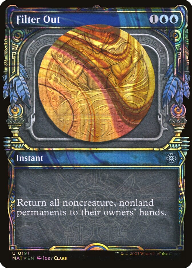 Filter Out card front