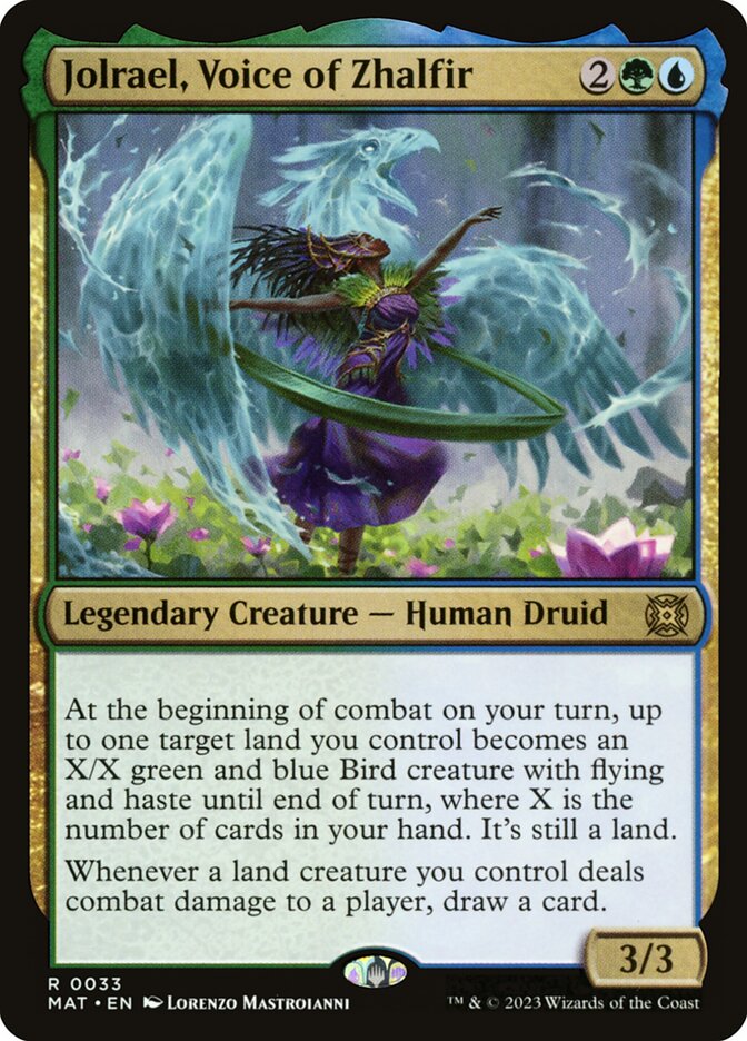 Jolrael, Voice of Zhalfir card front