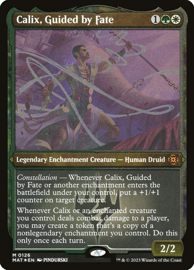 Calix, Guided by Fate card front