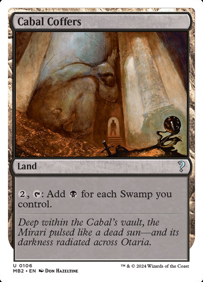 Cabal Coffers card front