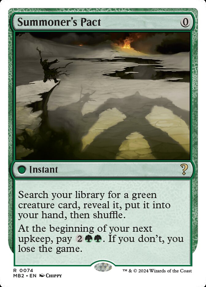 Summoner's Pact card front