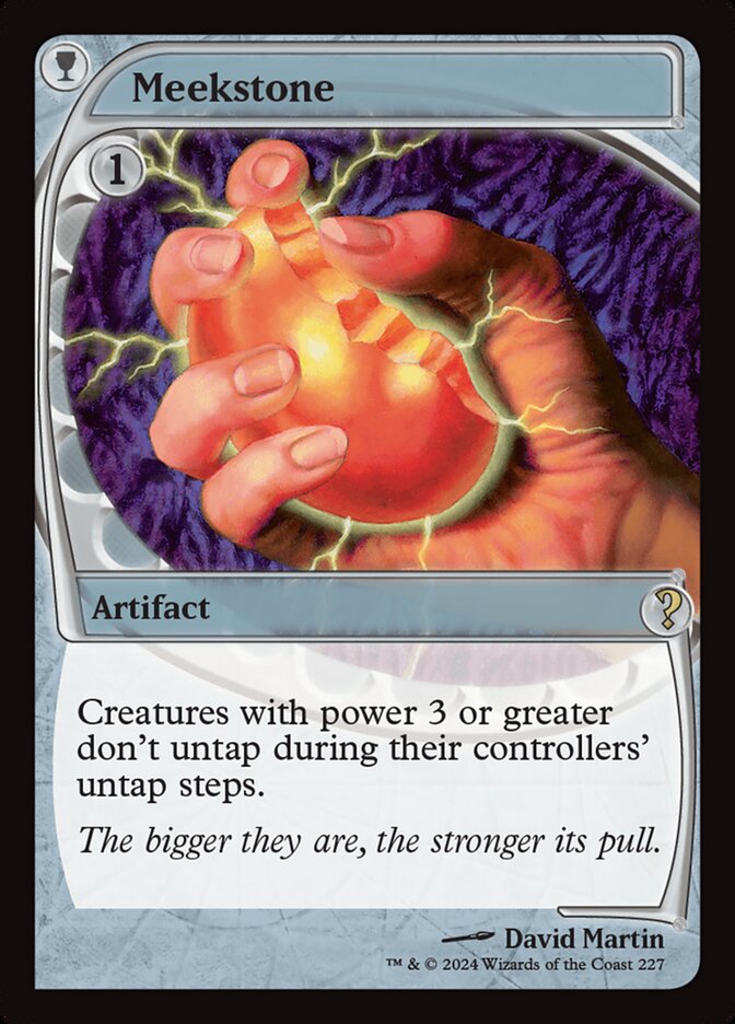 Meekstone card front