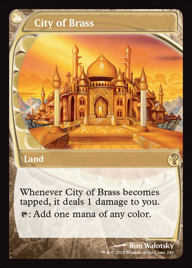 City of Brass card front