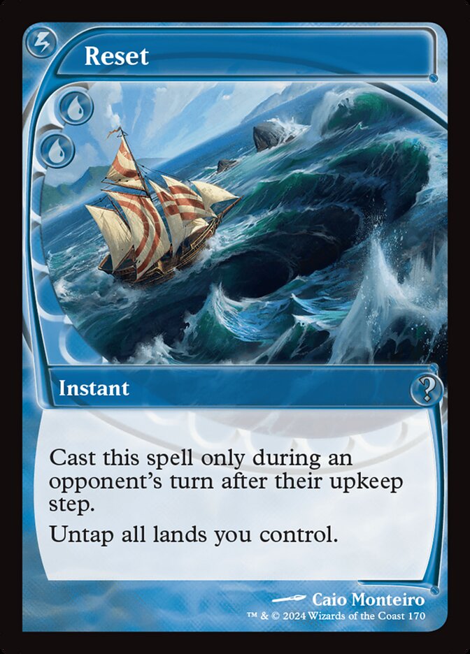 Reset card front