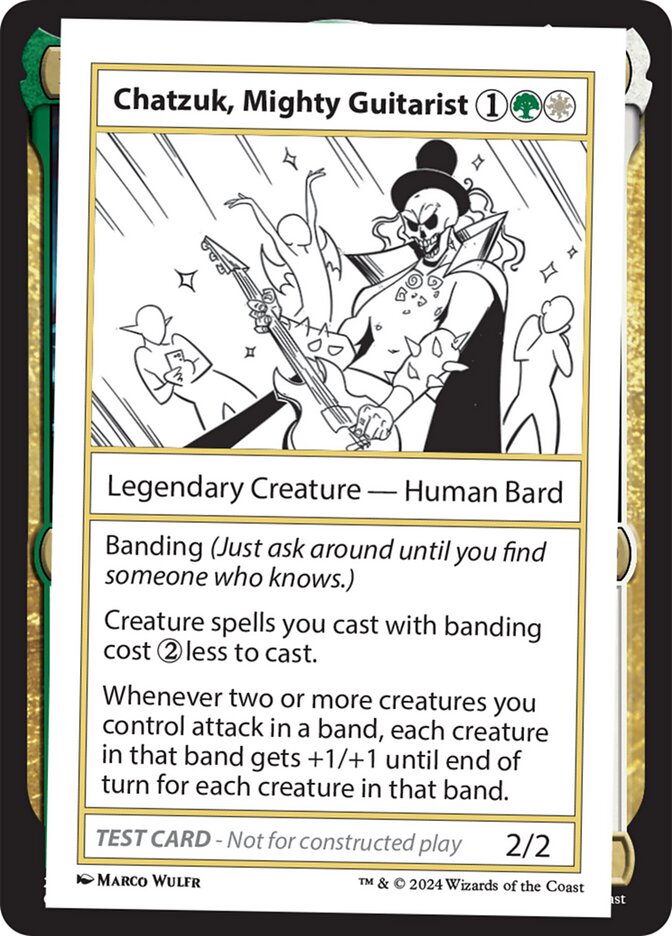 Chatzuk, Mighty Guitarist card front