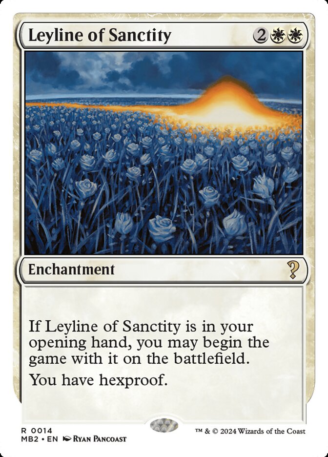 Leyline of Sanctity card front