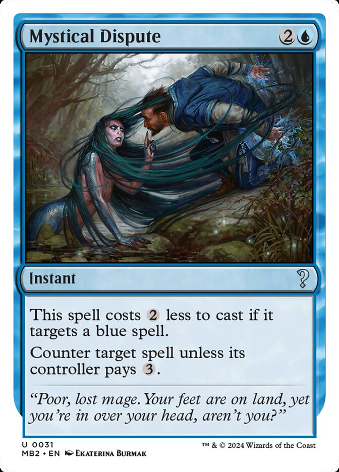 Mystical Dispute card front